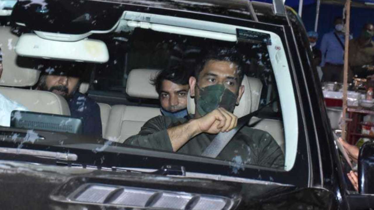 MS Dhoni in Mumbai