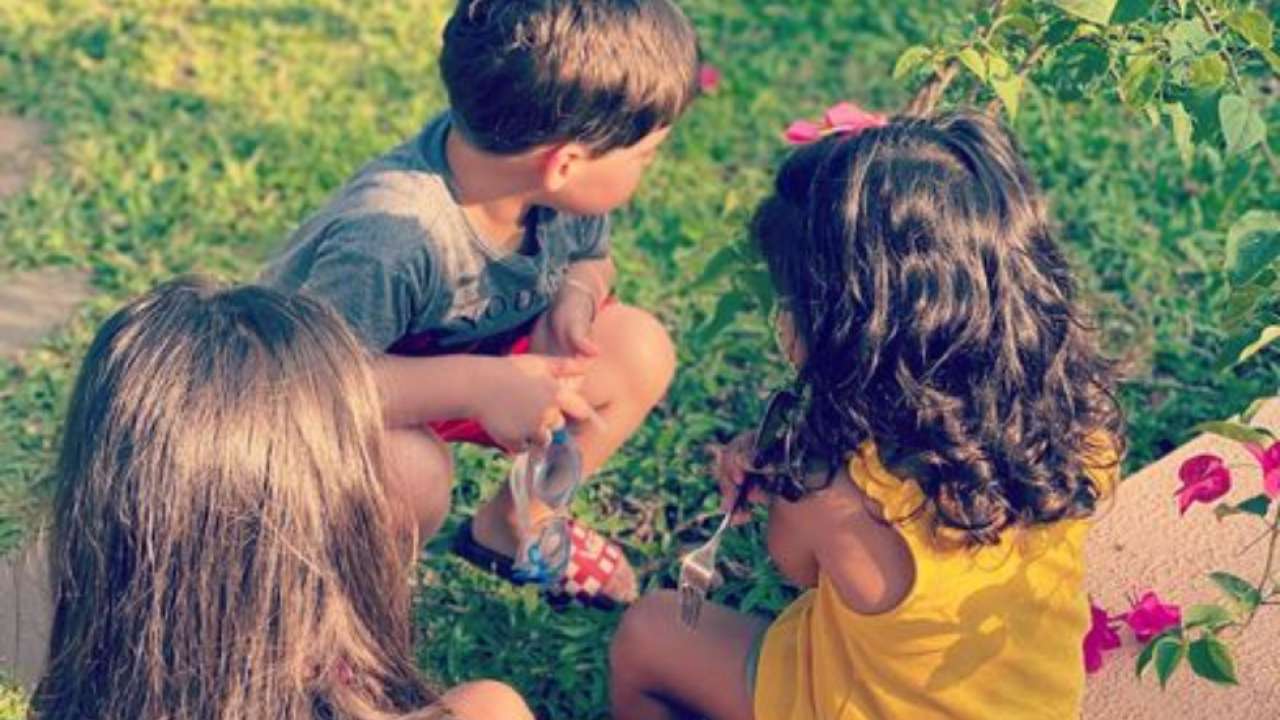 Neha Dhupia posts adorable birthday wish for Karan Johar's twins Yash and Roohi on behalf of her daughter Mehr