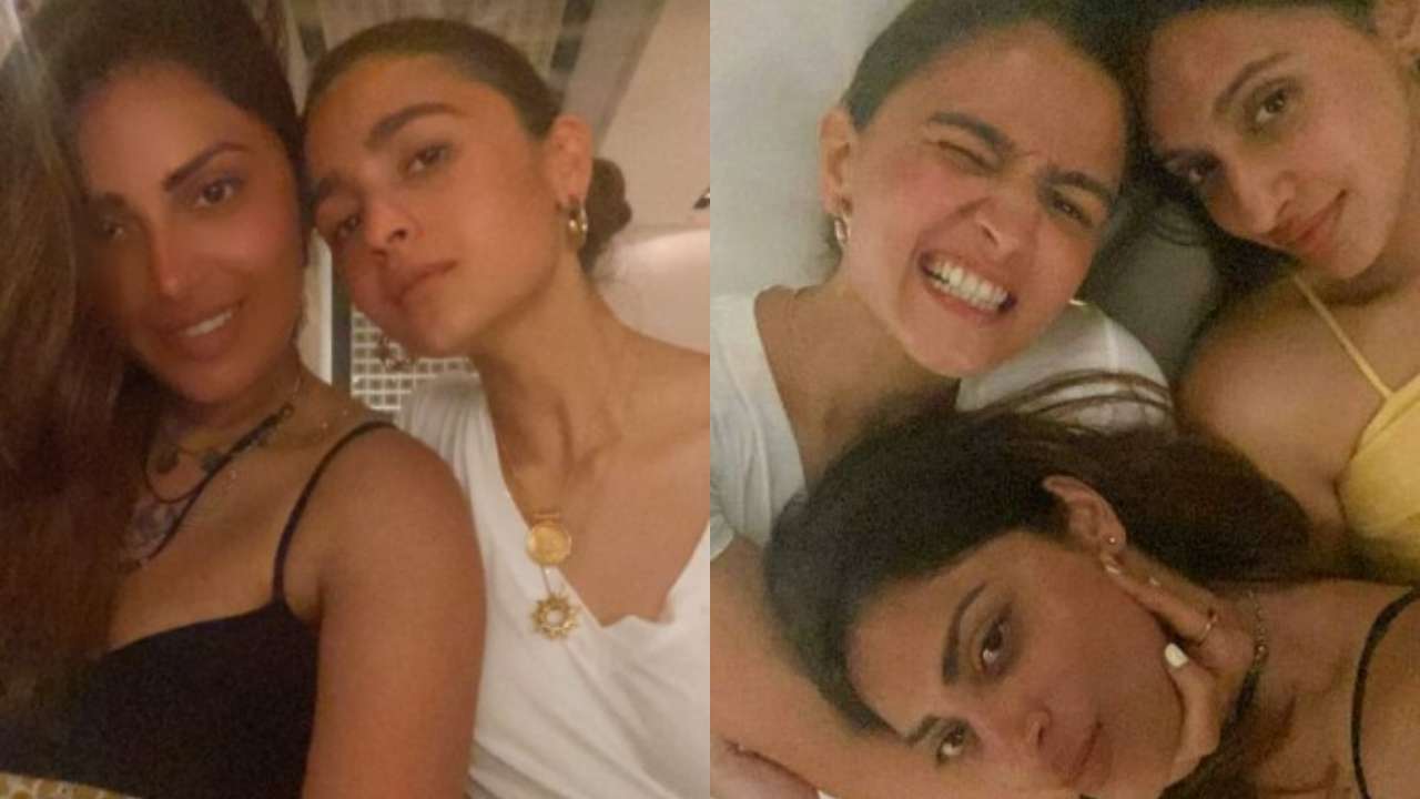 Alia Bhatt chilling with her besties