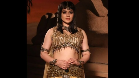 Kangana Ranaut in a Cleopatra look for 'Thalaivi'