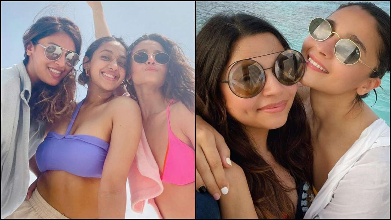 Alia Bhatt's sweet moments with BFFs and sister from the Maldives