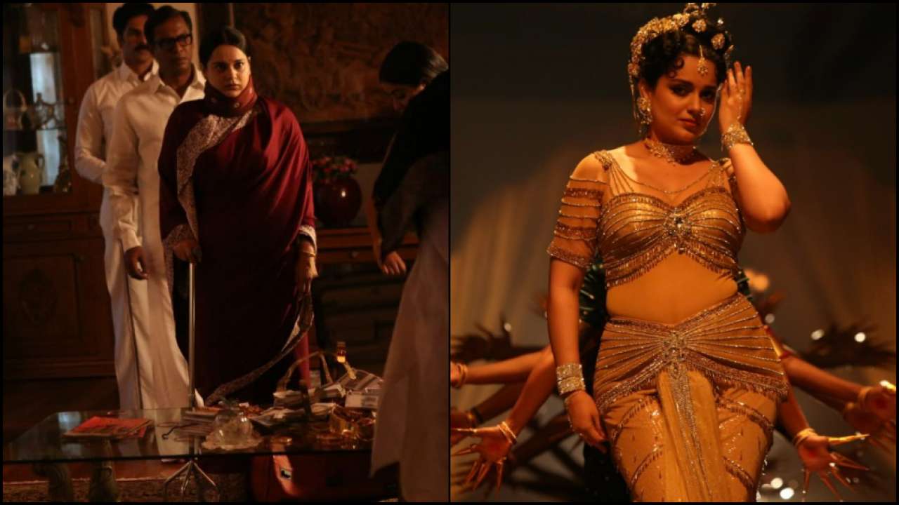 Kangana Ranaut's new stills from 'Thalaivi'