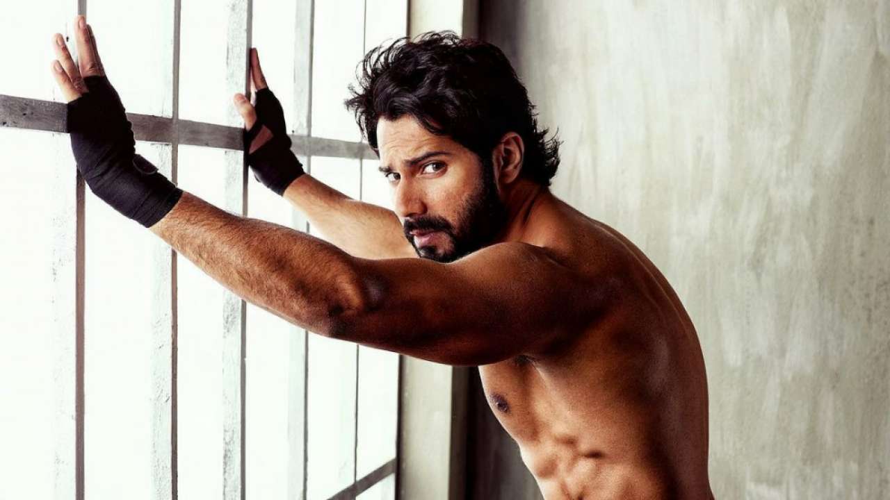 Varun Dhawan shows off his ripped body