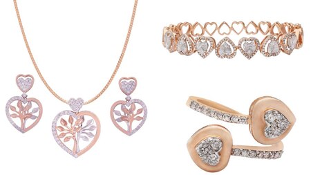 Contemporary jewellery pieces