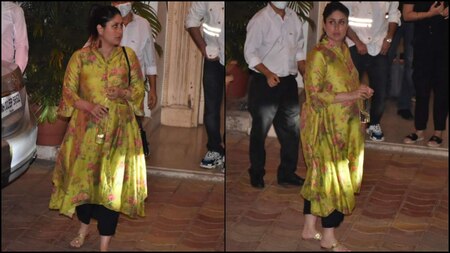 Pregnant Kareena Kapoor Khan looks pretty in a floral outfit
