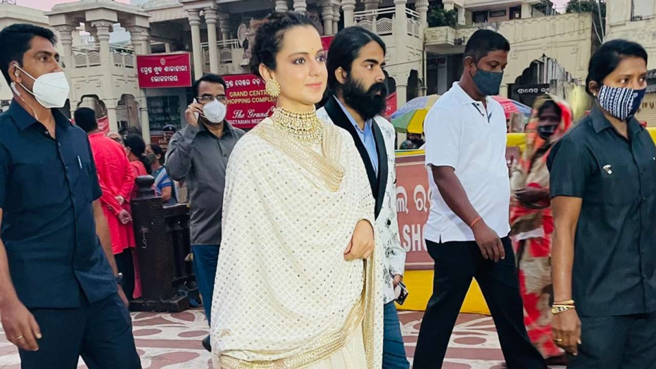 Kangana Ranaut seeks blessings from Lord Jagannath, Lord Balabhadra and Devi Subhadra