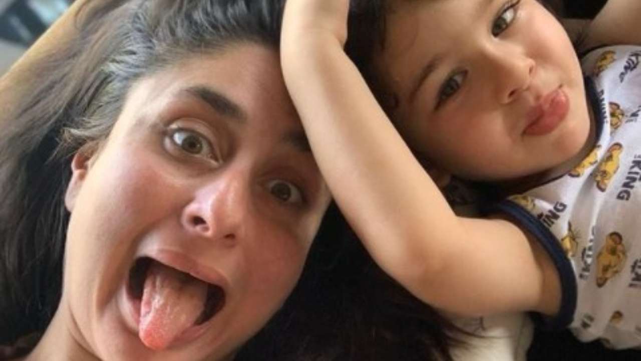 Kareena Kapoor Khan's goofy picture with son Taimur Ali Khan