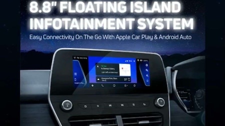 8.8-inch infotainment system with Android Auto, Apple CarPlay