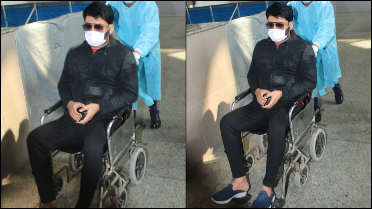 Wheelchairbound Kapil Sharma snapped at Mumbai airport, video goes viral