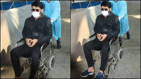 Kapil Sharma spotted on a wheelchair