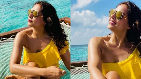 Bipasha Basu is the sunshine girl in a yellow outfit