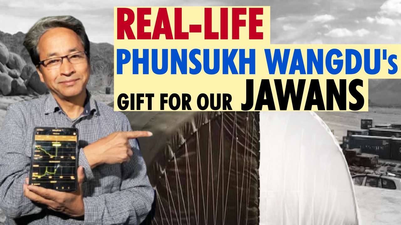 Sonam Wangchuk makes world's first solar-powered tent for Indian Army