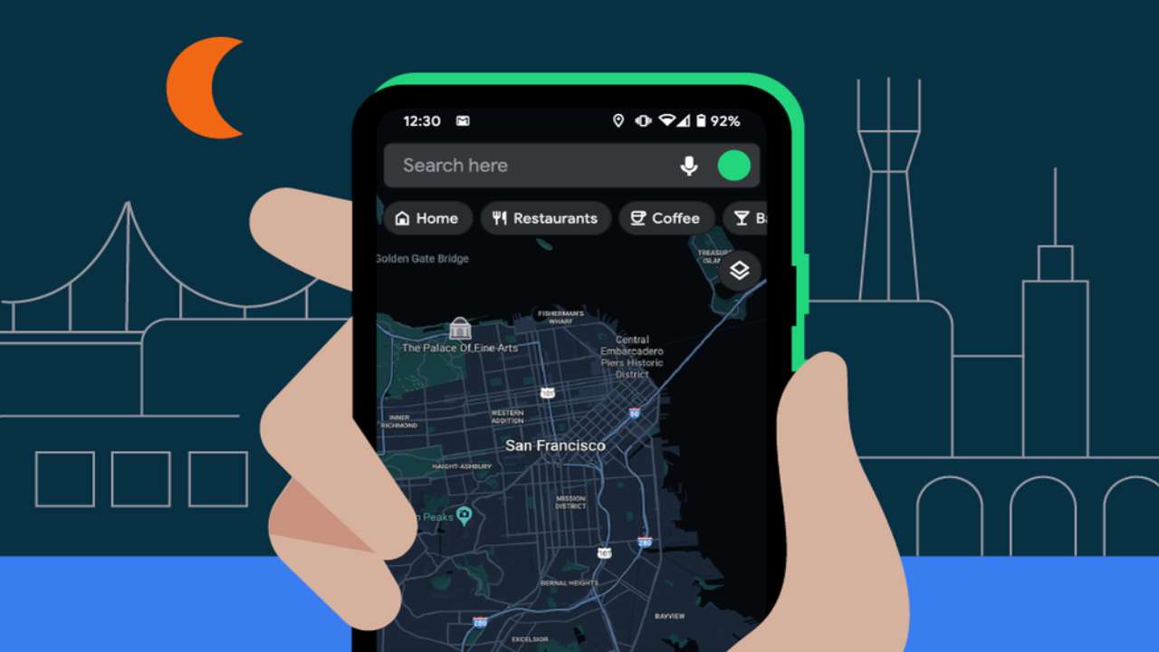 Dark Mode comes to Google Maps