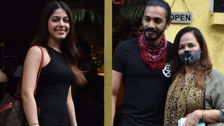 Alaya F, Aaishvary and Smita Thackeray spotted at lunch outing