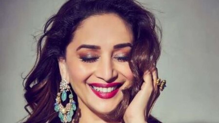 Madhuri Dixit charms fans with stunning pictures in ''blue hue'' ensemble