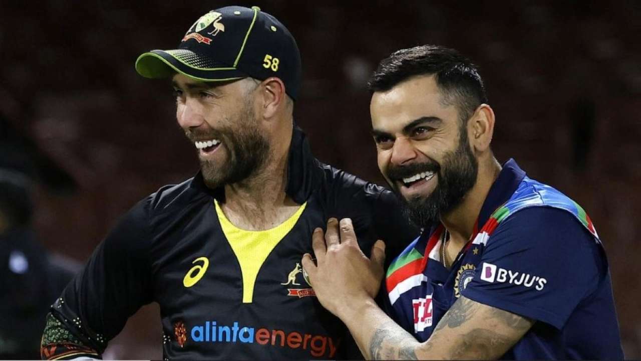 Glenn Maxwell and Virat Kohli