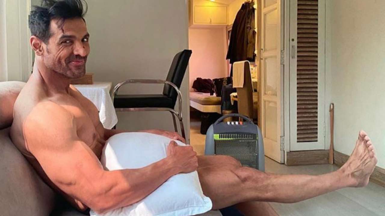 Varun Dhawan Nude Gay - John Abraham is literally 'waiting for wardrobe', poses half-naked in  latest photo