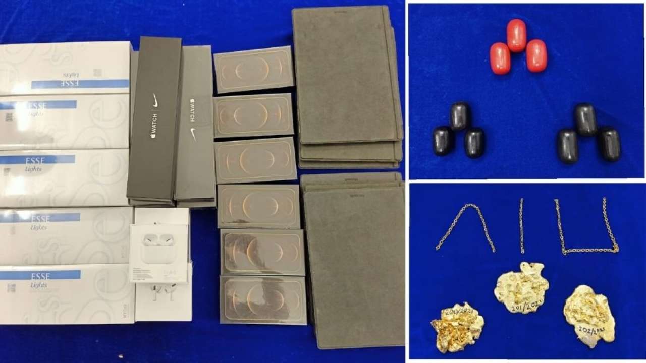 Gold, gadgets worth Rs 1.88 crore seized from three Dubai returnees 