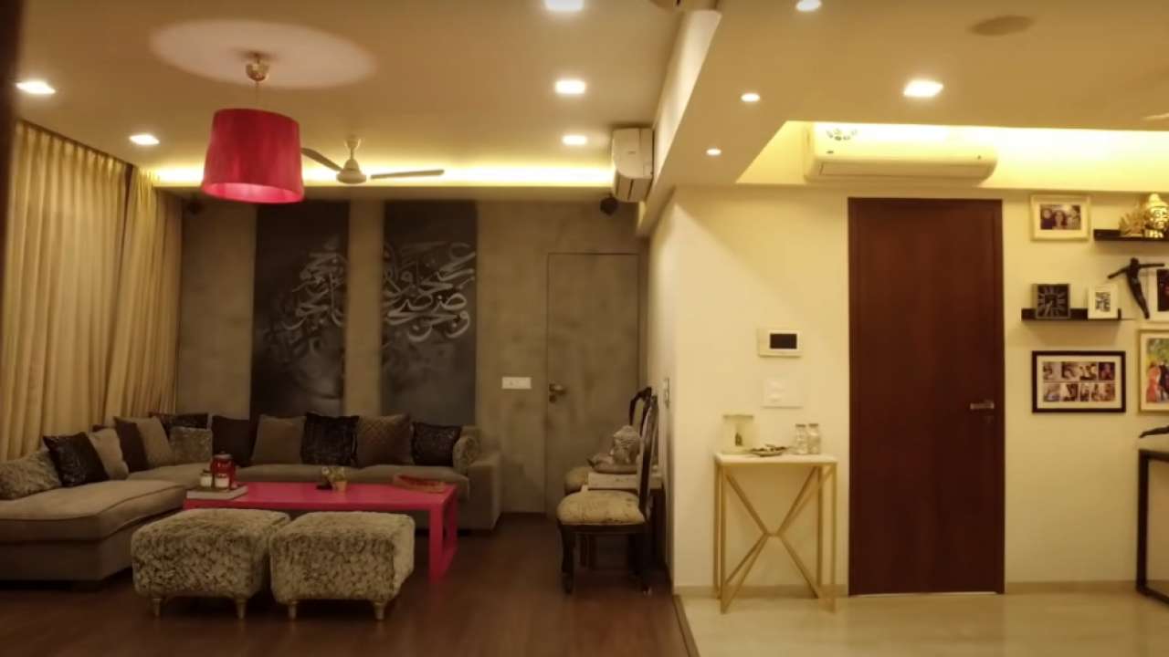 Ravi Dubey and Sargun Mehta's luxurious living room