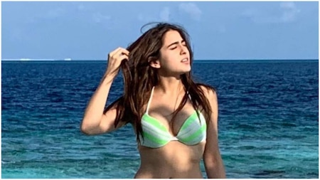 Sara Ali Khan embraces 'cool wind in her hair', dons plunging bikini top