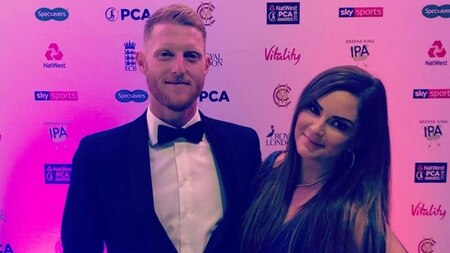 Ben Stokes and Clare Ratcliffe