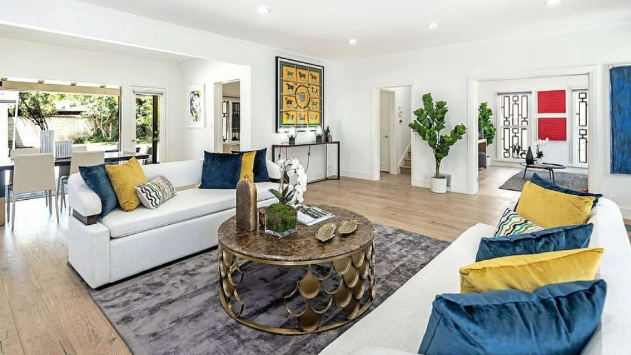 Meghan Markle pre-marital home - living room