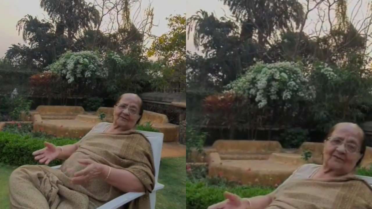 Archana Puran Singh and Parmeet Sethi's lush green garden area