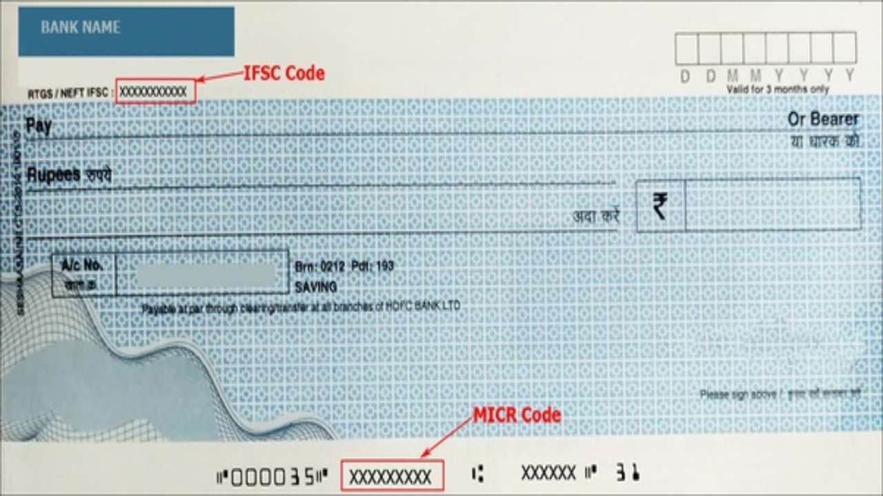 IFSC, MICR code, branch address, cheque book will change