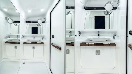 Inside Allu Arjun's vanity van 'Falcon': All-white washroom