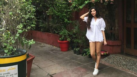 Charu Asopa - gets the white shirt look right