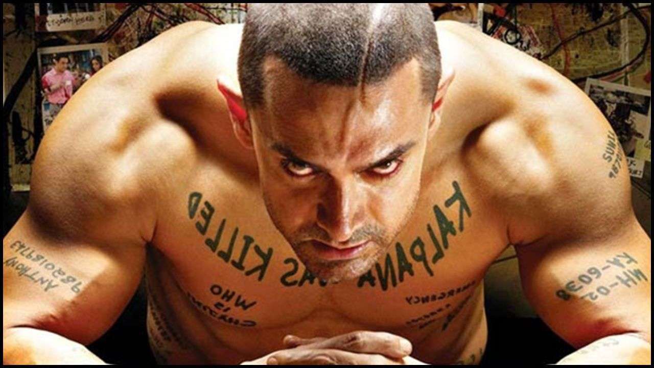 Aamir Khan sported the bulked-up look for 'Ghajini'