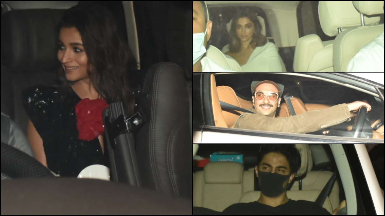 Alia Bhatt arrives for her birthday bash at Karan Johar's house ...