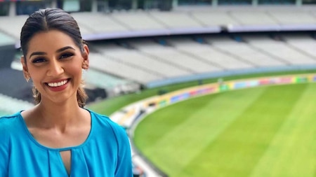 Sanjana Ganesan hosted ISL and IPL Auction