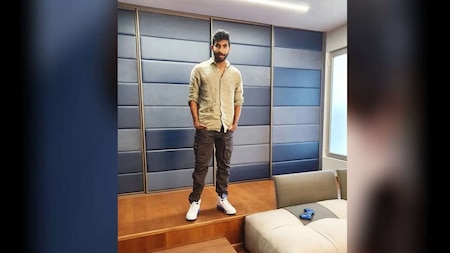 Wall and furniture of Bumrah's home