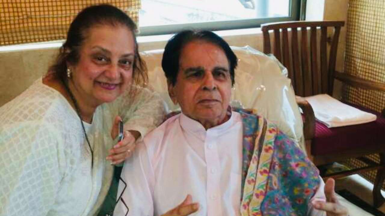 Dilip Kumar and Saira Banu