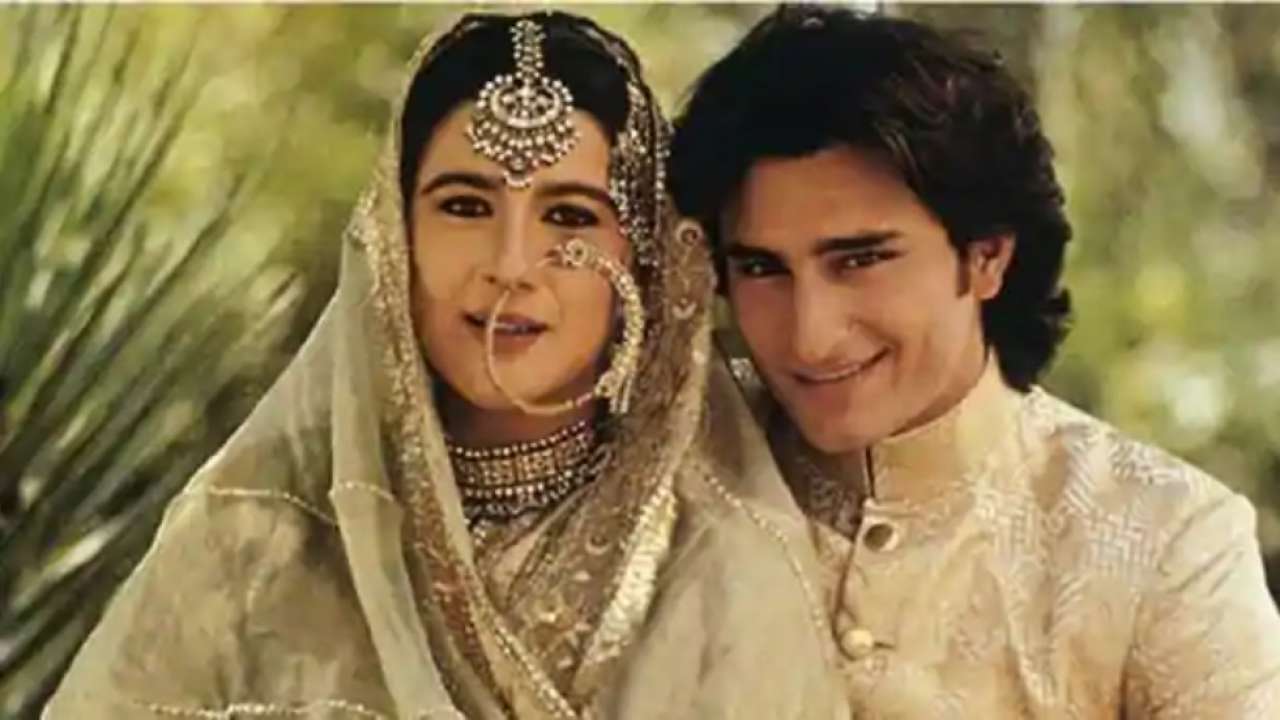 Saif Ali Khan and Amrita Singh