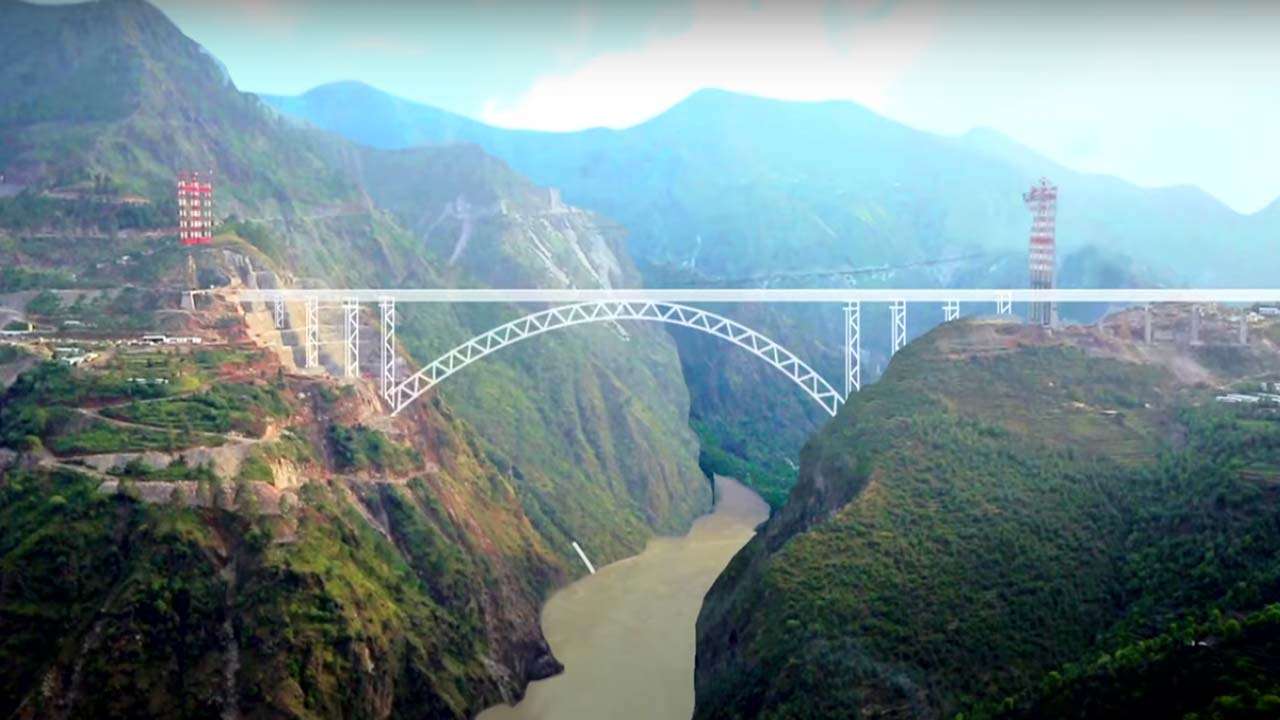 First look at world's highest bridge, connecting Kashmir to rest of India