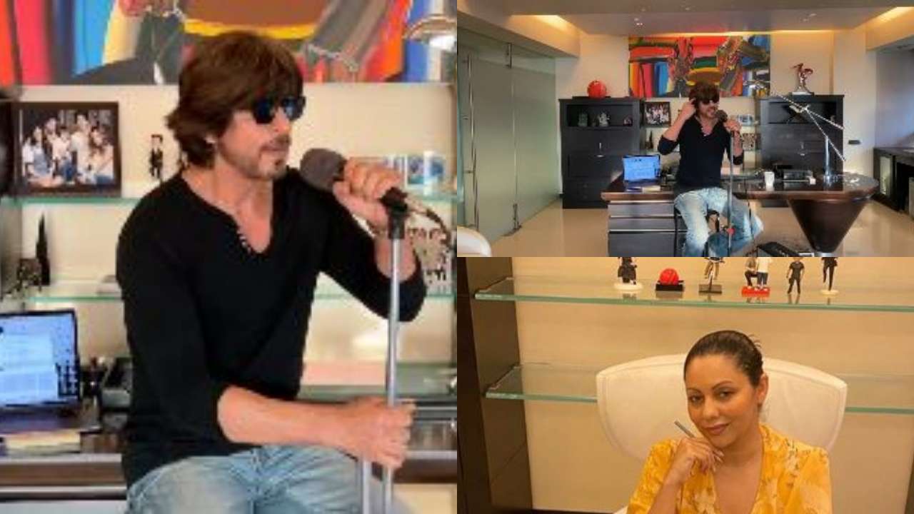 Shah Rukh Khan- Gauri Khan's home Mannat: Home-office space