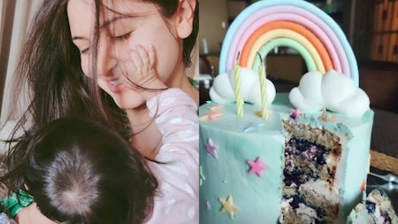 Anushka Sharma celebrates daughter Vamika's two-month birthday with rainbow-themed cake