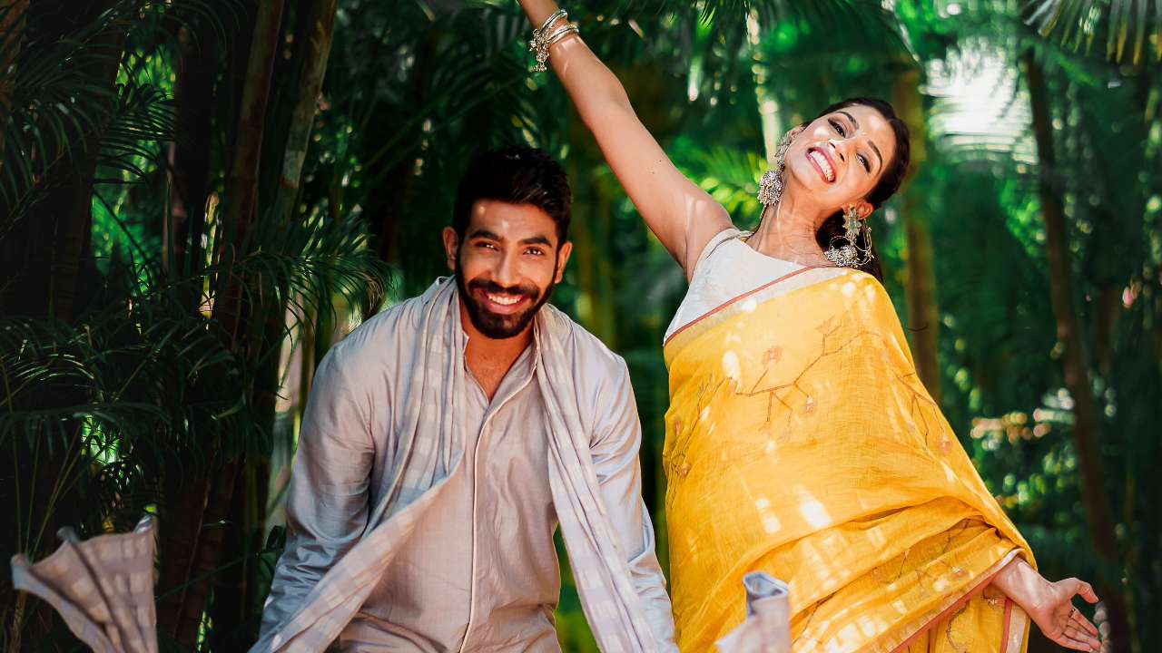 Jasprit Bumrah-Sanjana Ganesan wedding: Haldi pictures