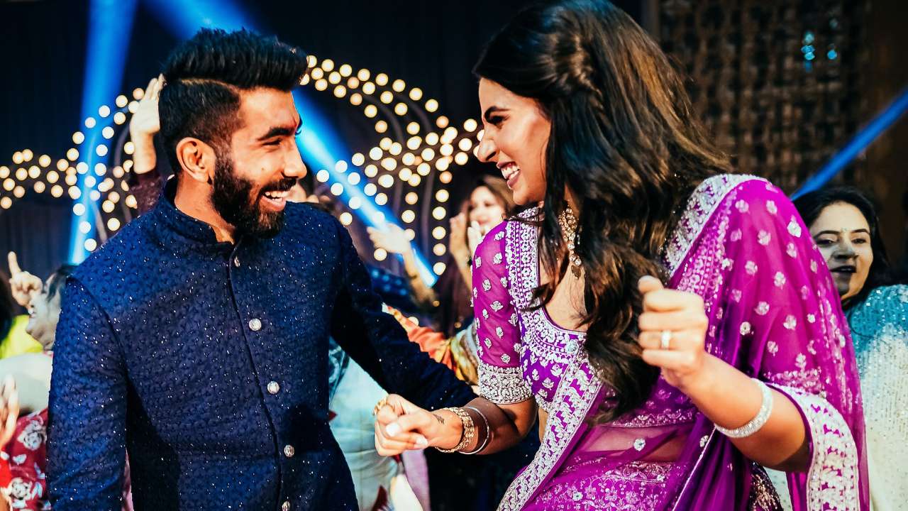 Jasprit Bumrah-Sanjana Ganesan wedding: Sangeet pictures