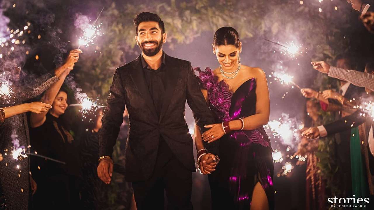 Jasprit Bumrah-Sanjana Ganesan wedding: Reception pictures