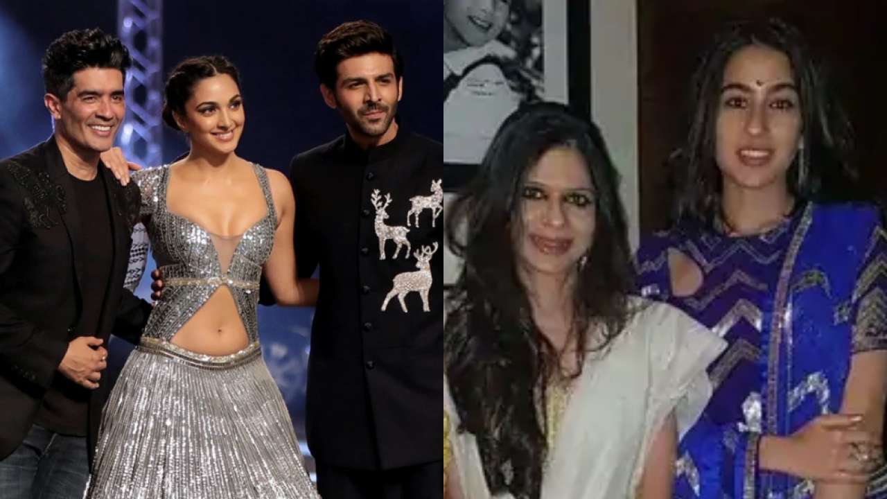 Sara Ali Khan's aunt Saba Ali Khan gushes over Kartik Aaryan as he turns showstopper at LFW 2021