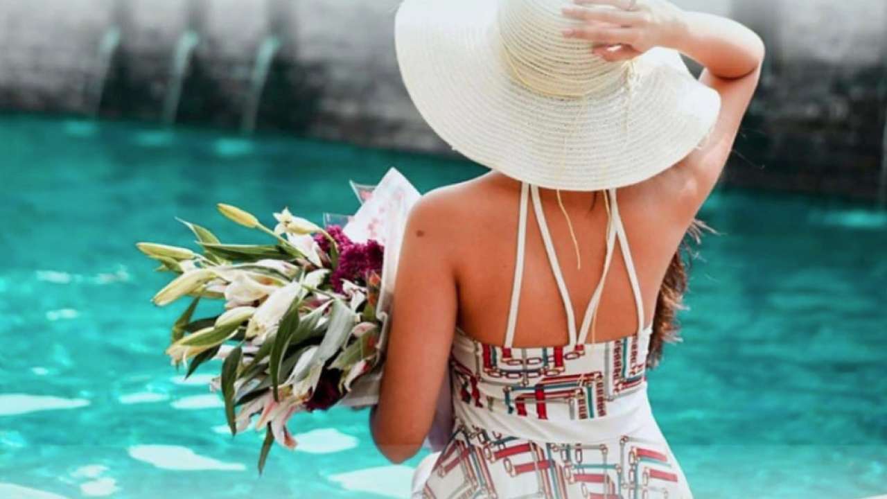 The hotel's swimming pool