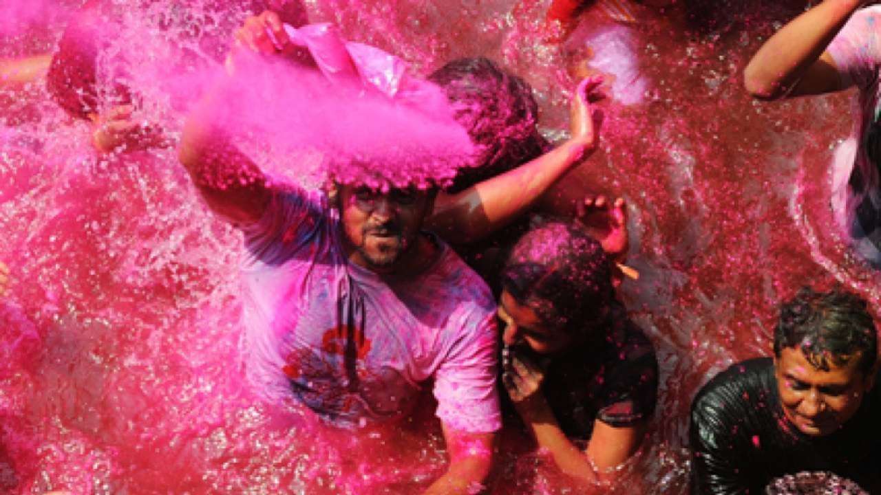 Holi celebrations