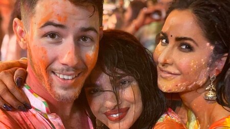 Nick Jonas celebrated his first Holi with wife Priyanka Chopra