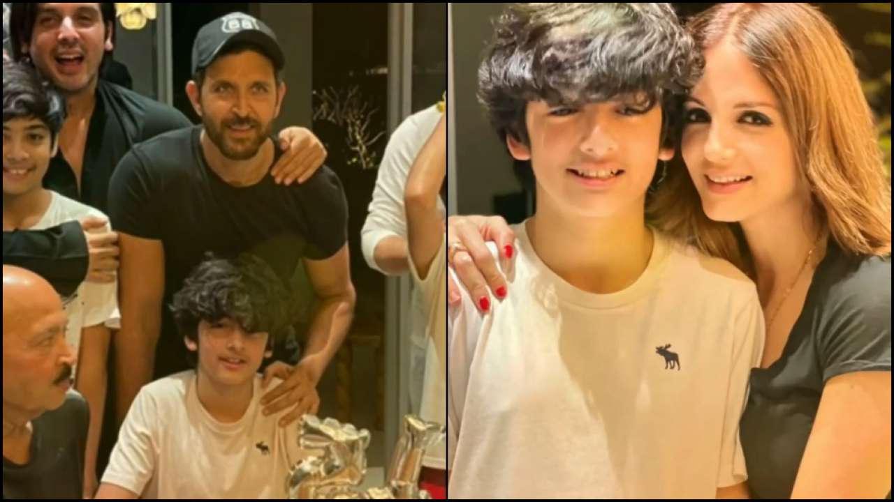 Hrithik Roshan Sussanne Khan Gathers To Celebrate His Son Hrehaan Roshan S 15th Birthday India