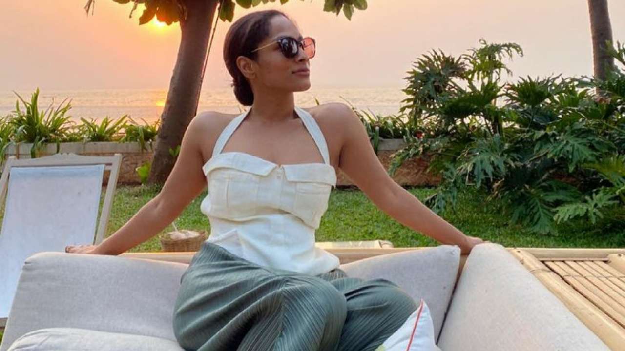 Masaba Gupta enjoying the sunset