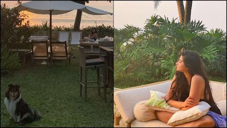 Rhea Kapoor enjoys the beautiful view