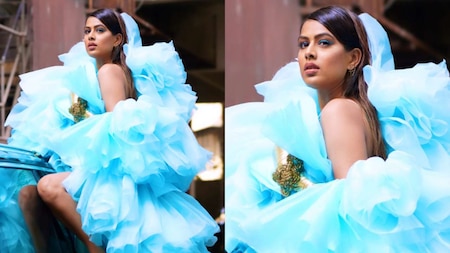 After Sara Ali Khan, Nia Sharma rocks a blue tulle dress in style